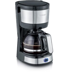 Severin Kaffebryggare Compact KA 4808 – Borstat stål/Svart (750W)