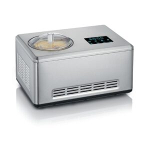 Severin 2-i-1 Glassmaskin med kompressor och yoghurtfunktion EZ 7405 – Rostfritt stål (2L)