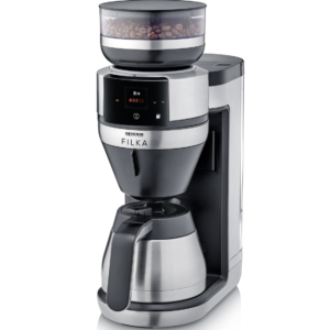 Severin FILKA Helautomatisk filterkaffebryggare KA 4853 – Svart/Rostfri (1520W)