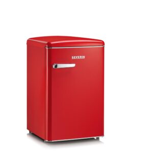 Severin Retro Kylskåp med frysfack RKS 8830 – Röd (106L)