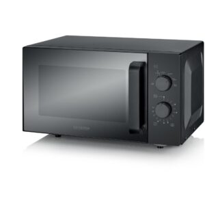 Severin Mikrovågsugn Solo med keramikbotten MW 7782 – Matt Svart (25L)
